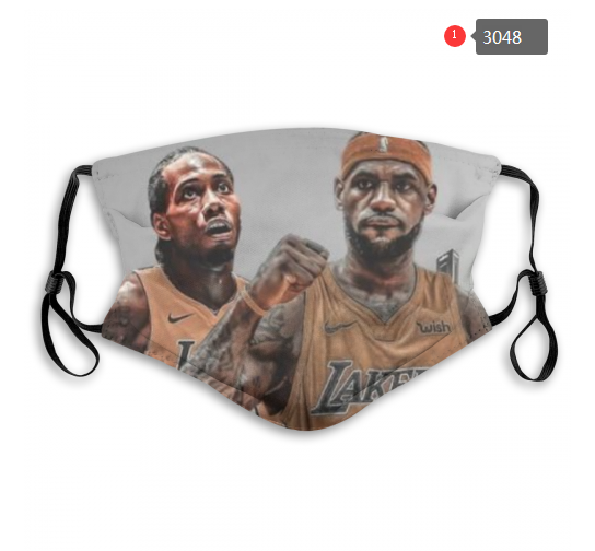 NBA Los Angeles Lakers #18 Dust mask with filter->nhl dust mask->Sports Accessory